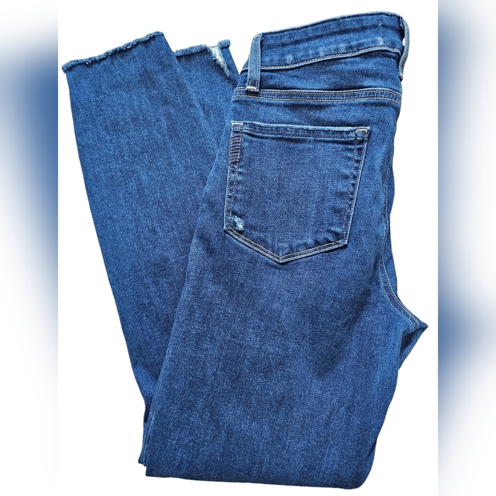 Paige "Verdugo Ankle" Jeans with manufacturers distressed marks, size 28 - Picture 7 of 10